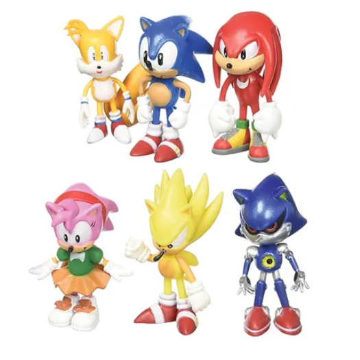 Sonic Plastic Cake Toppers