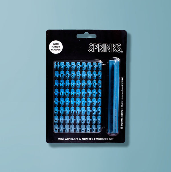 Sprinks Mini Alphabet & Number Embosser Set