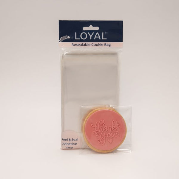 Cookie Bags Resealable 80mm x 110mm 100 Pack