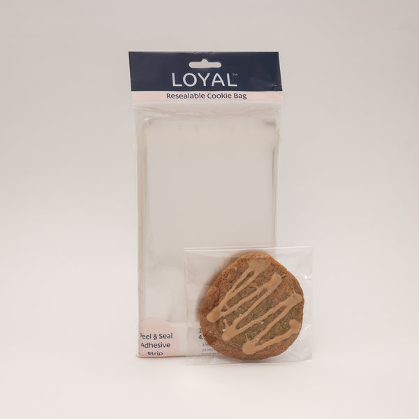 Cookie Bags Resealable 80mm x 110mm 100 Pack