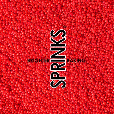 Sprinks Red NonPareils Sprinkles (85g) – Bake and Decorate Co