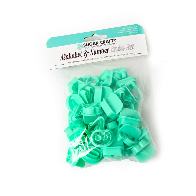 Alphabet & Numbers Cutter Set (40 Pieces) – Bake and Decorate Co
