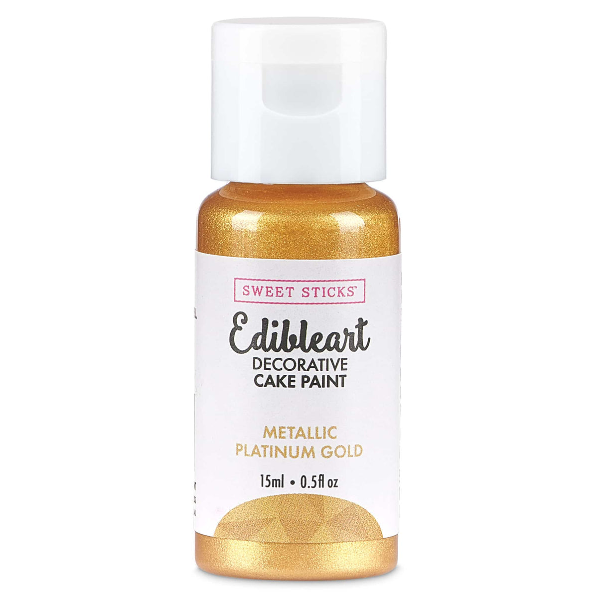 Sweet Sticks - Edibleart Cake Paint - Metallic Platinum Gold – Bake and ...